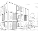 一級建築士が建築パース、スケッチを描きます 線画、カラー(リアル、色鉛筆調等)要望に応じて仕上げます！ イメージ6