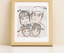 素敵な記念に！優しい手描きの似顔絵お届けします 25年の実績！約4万人を描いた絵師が水彩で描く色紙似顔絵 イメージ10