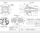 手書き2D図面をCADデータ化(2D,3D)します 長年使う資料を永遠に保管できる財産へ イメージ4