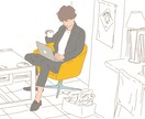 主にスナップ写真を参考にイラストを制作します お気に入りのファッションを絵にしてみませんか？ イメージ3