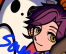 SNS用アイコン、バストアップイラストを描きます アニメ塗りのオリキャラなどどうでしょうか〜！ イメージ4