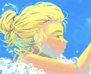 SNSのアイコンを描きます 女の子と暖色、光が得意です！絵柄の方向性も相談可 イメージ2