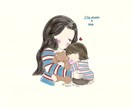 優しいタッチのアイコンイラストを描きます 親子・家族の思い出を、やさしいアイコンイラストに… イメージ6
