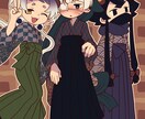 かわいいデフォルメイラストを描きます 一味違った等身高めのデフォルメイラストが欲しい方に！ イメージ4