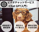Chat GPTの基本的な使い方を説明します 「基本的なことから実践的なことまで直接相談可能です！」 イメージ1