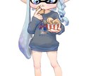 パッと目を引くアニメ系イラスト描きます SNSアイコンから動画用立ち絵まで対応◎ イメージ5