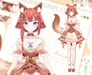 コスパ最強！Vtuberデビューの全てを完備します イラスト、Live2D、修正無制限、著作権譲渡、全工程制作 イメージ4