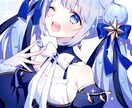 作品の顔となる1枚絵を青くキラキラな絵柄で描きます 1枚絵イラスト制作｜サムネ・小説表紙・ゲーム・MVなど イメージ10