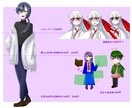 かわいめの絵柄でTRPGなどに使える立ち絵描きます TRPGや動画制作などを楽しんでほしいです！！！ イメージ1