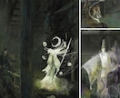 幻想✕古典美が織りなす風景世界をデジタルで描きます 神域・廃寺・夜の気配―静かな狂気と美を宿した背景世界 イメージ1