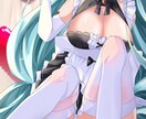ご希望のイラスト一枚絵で描きます アニメ塗りを主に使用しますが、厚塗りでも可能です。 イメージ2