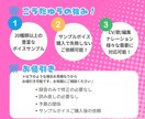 21役サンプルボイスあり！真心込めて演じます 限定10名！45%OFF！CVお届けします！ イメージ5
