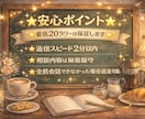 悩まないで⭐️即レス⭐️会話無制限⭐️となります ♡明日も元気に過ごせるための魔法をかけます♡ イメージ2
