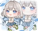 IRIAM◎可愛い全身立ち絵・ちびキャラ描きます 配信経験アリのプロが描く！サムネ・グッズ・デビューイラスト♡ イメージ5
