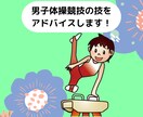 男子体操競技の技のアドバイスをします 少しでも感覚がつかめるようにアドバイスをします！ イメージ1