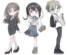絵柄の変更可能！デフォルメイラスト描きます 〜小物1つ無料！商用利用◎ 〜 イメージ4