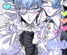 少女漫画風夢絵　創作絵　描きます 90年代アニメ風の夢絵、少女漫画の表紙風の夢絵など イメージ3