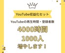 YouTube収益化まで増やします Youtube収益化まで再生時間・登録者数増やします！ イメージ1