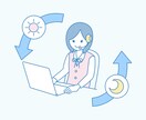 WEBサイトヘッダーや説明イラストをデザインします WEB・広告等で使える素材をオリジナルで作成します！ イメージ1