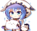 全身の可愛いデフォルメキャラ制作致します 立ち絵・ゲーム・キャラクターデザイン・グッズ制作用など イメージ3