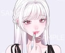 商用可！メイクにこだわった可愛いアイコン描きます あなたのアイコンをキラキラ可愛くメイクアップ♡ イメージ3