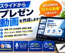 営業・PR・解説｜スライドから動画を作成します 伝わるスライドを、“伝わる動画”に変えます イメージ1