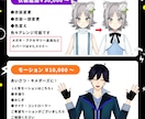 まるでアニメ！最高品質の生きたVTuber作ります こだわりの高可動・高品質！現役クリエイターに全てお任せ！ イメージ4