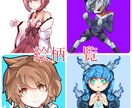 イラストオーダー受付ます デフォルメからリアルタイプまで描きます。 イメージ2