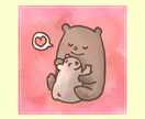ほんわかゆるい動物アイコン描きます TwitterなどのSNSやブログに！小物無料追加OK イメージ8