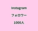 インスタフォロワー1000人増やします ⭐高品質⭐フォロワーが増えるよう拡散します！ イメージ1
