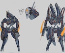 ロボットのキャラクターデザインをします メカをモデリングしたいけどデザインが描けない方にオススメ イメージ2