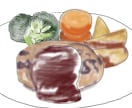 食べ物、料理、メニューのイラストを描きます 美味しそうなイラストを提供します。 イメージ2