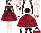 低価格でVtuberモデリング全行程制作します Live2Dモデリングのみ、レイヤー分けイラストのみもOK！ イメージ4