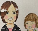 アナログ手描き似顔絵描きます 少しリアルで少し漫画チックなアナログ手描き似顔絵描きます！ イメージ1