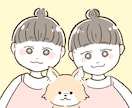 ゆるくて、かわいい！似顔絵を描きます リアルすぎずちょうどいい！SNSアイコン、ブログ、名刺などに イメージ9