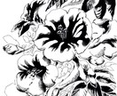 一点モノのモノクロイラストを作成します アイコンやヘッダー・カット他、クール系イラストをご希望の方へ イメージ4