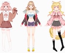 TRPGや配信などで幅広く使える立ち絵を制作します IRIAMやTRPGなどに使用できます！ イメージ3