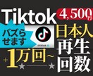 日本人限定！Tiktokでトレンド旋風を作ります 日本へ情報発信したい方必見！大人気のTiktokで話題に！ イメージ1