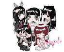 最短２日！キラキラかわいいミニキャラ絵描きます 商用、二次利用可！アイコンなど様々な場面でお使いください イメージ7