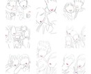 SNSなど似顔絵アイコン作ります 誰ともかぶらない素敵なアイコンに♩ イメージ3