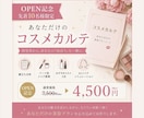 顔写真から♡似合わせコスメカルテを作ります 顔立ち×なりたい印象から、似合うメイク＆コスメをご提案♡ イメージ1