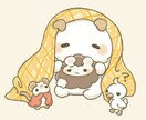 ゆるっとかわいいどうぶつのイラストを描きます ゆるふわでかわいいイラストをお求めの方へ イメージ3