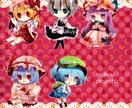 2頭身・3頭身の女の子のミニキャラ描きます 女の子のアニメキャラ、あなたのオリジナルキャラをミニキャラ化 イメージ2
