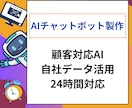 買切AIカスタマーサポートチャットボット提供します 自社データ学習AI&クラウドサービス制作可能 イメージ1