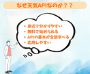 Pythonで学ぶ 天気APIを提供します 【先着5名】1,000円で始めるPython×API入門 イメージ4