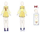 夢の衣装をデザインします 想像を現実に。あなたが求めるお洋服ラフを描く イメージ8
