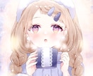 可愛いアイコンお届けします 癒される優しい色合いの女の子のアイコン描きます♡ イメージ3