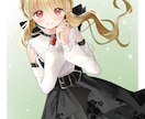 歌ってみた･立ち絵･1枚絵描きます 喜怒哀楽色んなかわいい女の子お描きします♡ イメージ3