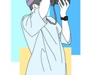 写真を元にイラストを描きます 写真を元に線画や色アリのイラストを作成します。 イメージ7