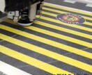 軽自動車カーマットにタイガースロゴをプリントします カーマットの形状は貴方の軽に合わせてカスタマイズします。 イメージ8